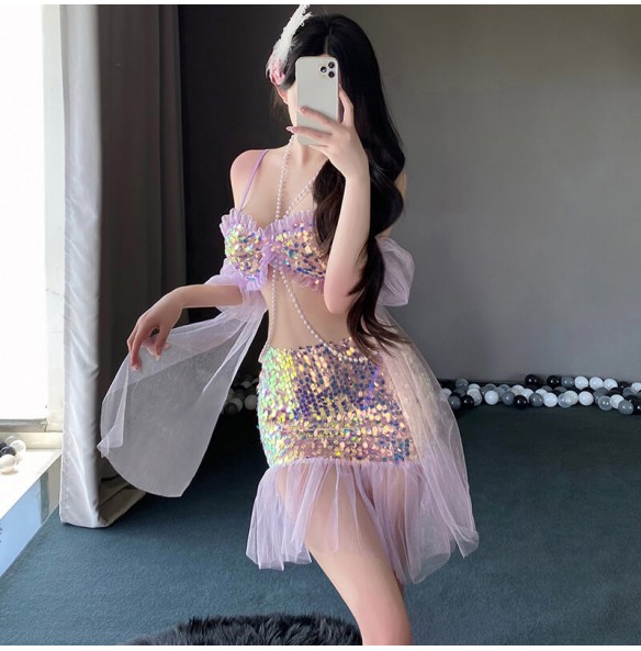 FEE ET MOI - Fantasy Mermaid Princess Dress (Purple) FEE ET MOI - Fantasy Mermaid Princess Dress (Purple)